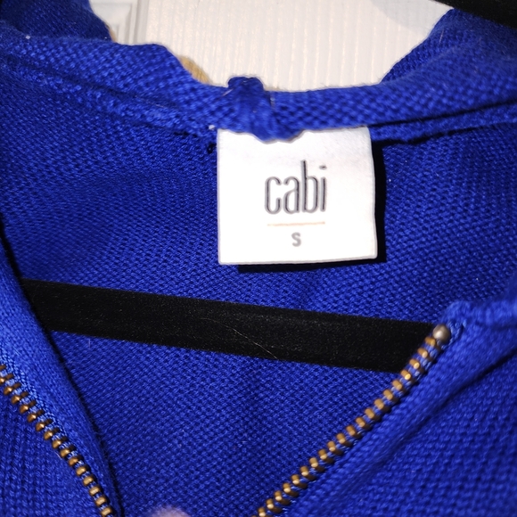 CAbi Cobalt Blue Dressed Up Hoodie, Style 5460, Size S - Picture 3 of 4